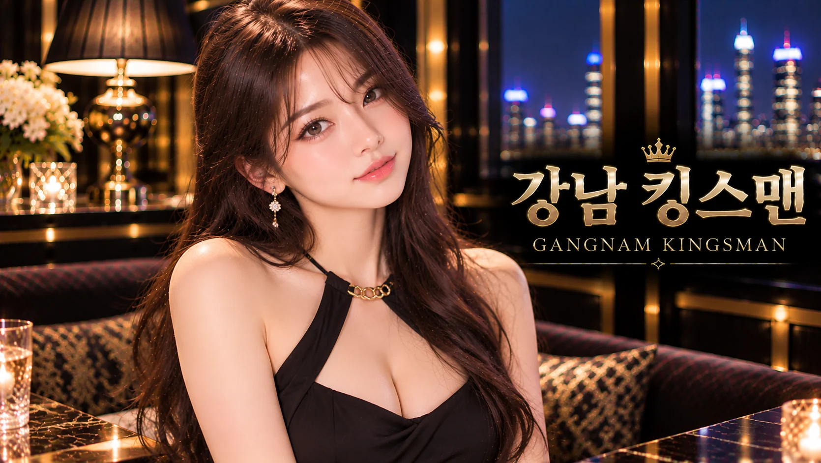 강남 킹스맨 대표 홍보 이미지 - 강남 쩜오 업종 분위기 참고용