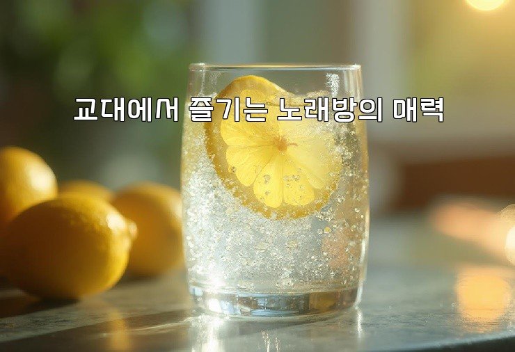 교대에서 즐기는 노래방의 매력